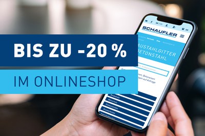 Bis zu -20% im Onlineshop!