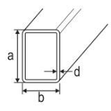 Formrohr 40x20x2,5 - S235JRH *B*