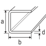 U-Profil STAHL 50x80x50x5 - S235JR *B*