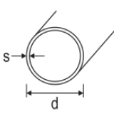 Stahlrohr 121x12,5 - S355J2H, nahtlos  *B*