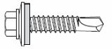 Trapez E-VS Bohr 3 16 VERZ. 6,3x25 - Stahl 2-6 mm - 100 Stk./Pkg.