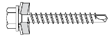 Trapez E-VS BOHR5 16 5,5x85 verz. - Metall - 100 Stk/Pkg.