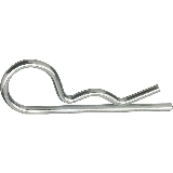 Federstecker 6x105 (Ø 28-40mm) - STAHL, verzinkt