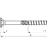 Speed Senkkopf 8x120 TX 40 - 50 Stk./Pkg