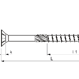 Speed Senkkopf 8x220 TX 40 - 50 Stk./Pkg Speed Senkkopf 8x220 TX 40 - 50 Stk./Pkg