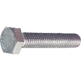 Sechskantschraube DIN 933: 10x20 - NIRO - 100 Stk/Pkg