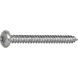 Blechschraube Linsenkopf DIN 7981C: 4,2x13 - STAHL, verzinkt - 1000 Stk/Pkg