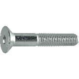 Senkschrauben (ISK) ISO 10642: 6x20 - STAHL, verzinkt - 500 Stk/Pkg