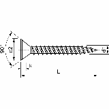 Spanplattenschraube Senkkopf VG (TX10) 3x20 - STAHL, verzinkt - 200 Stk/Pkg