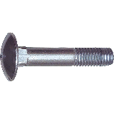 Torbandschraube DIN 603: 8x80 - STAHL, verzinkt - 100 Stk/Pkg