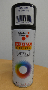 Prisma-Color Lackspray 400 ml RAL 9005 schwarz