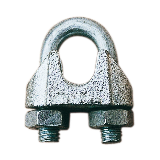 Seilklemme DIN 741: 4 mm - STAHL, verzinkt