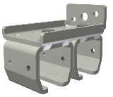 Doppel-Wandmuffe (Nr. 1)