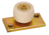 Gleitrolle auf Platte Ø 38 mm