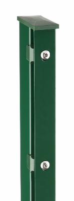 Pfosten mit Abdeckleiste "Typ KA" 60x40x2 1685 mm RAL 6005