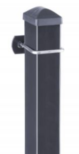 U-Bügel - Universalbefestigung Doppelstab - NIRO - RAL 7016